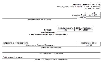 Составление маршрута и плана командировки