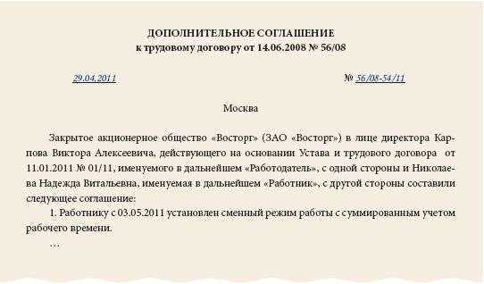 Можно ли внести изменения в график работы в период его действия и какими документами это оформить?